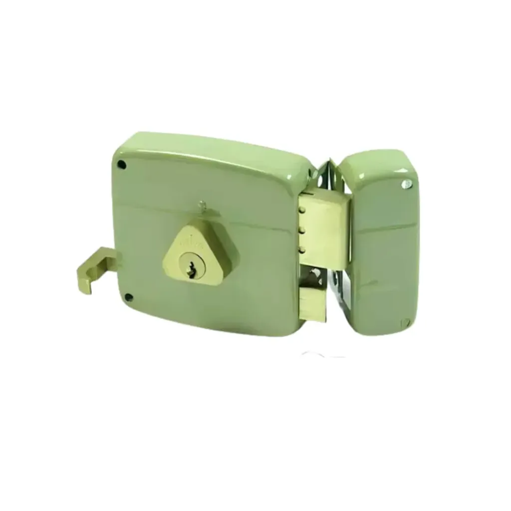 [116-100] Cerradura de sobreponer izquierda de 10cm con 3 llaves, Q7