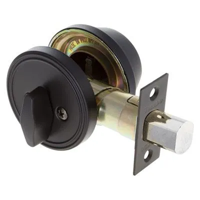 Cerrojo negro mate con 3 llaves, RUN.