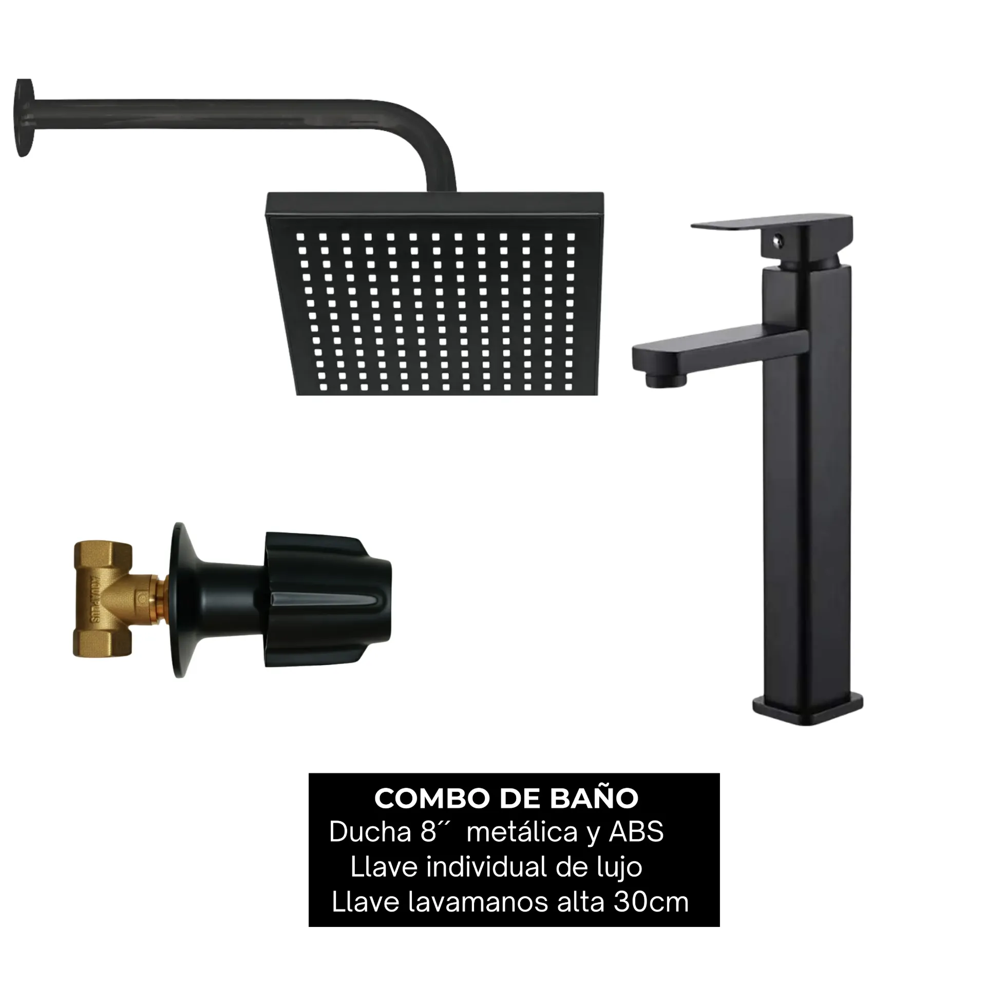 Combo #21 Negro mate