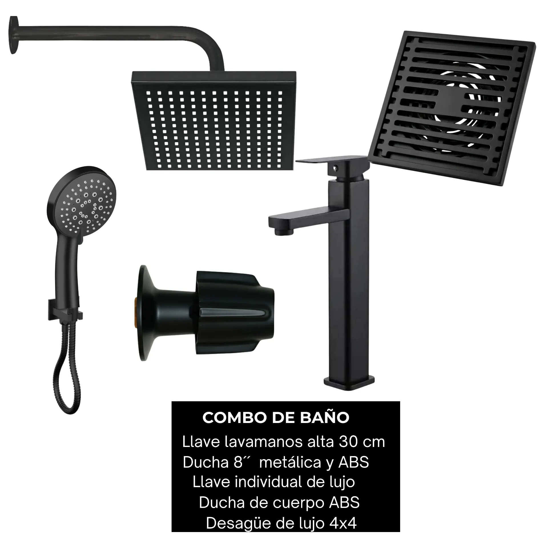 Combo #22 Negro mate