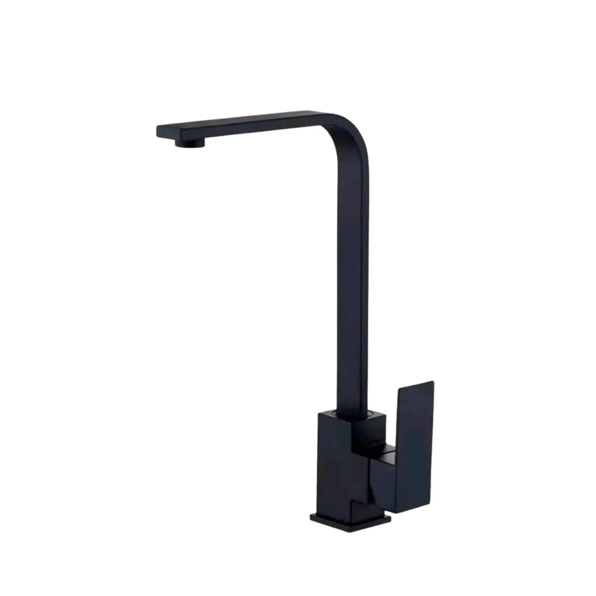 [HTK-M-24C] Llave de lavaplatos de lujo, monomando, negro mate en acero inox, Hidrotek.