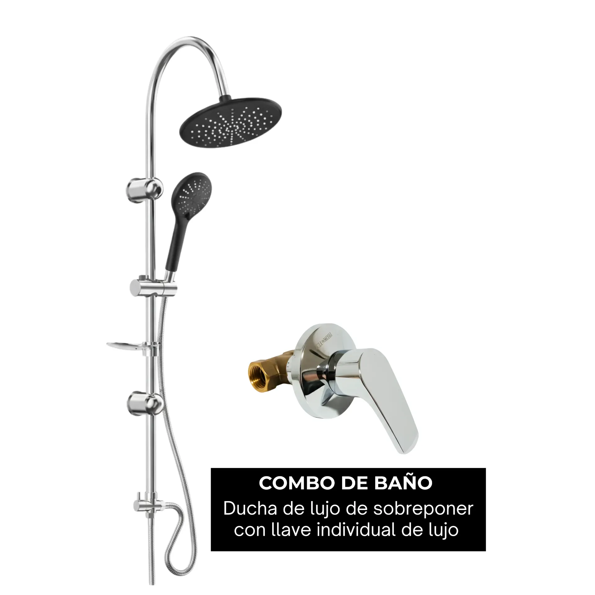 Combo #55 Cromado con llave individual