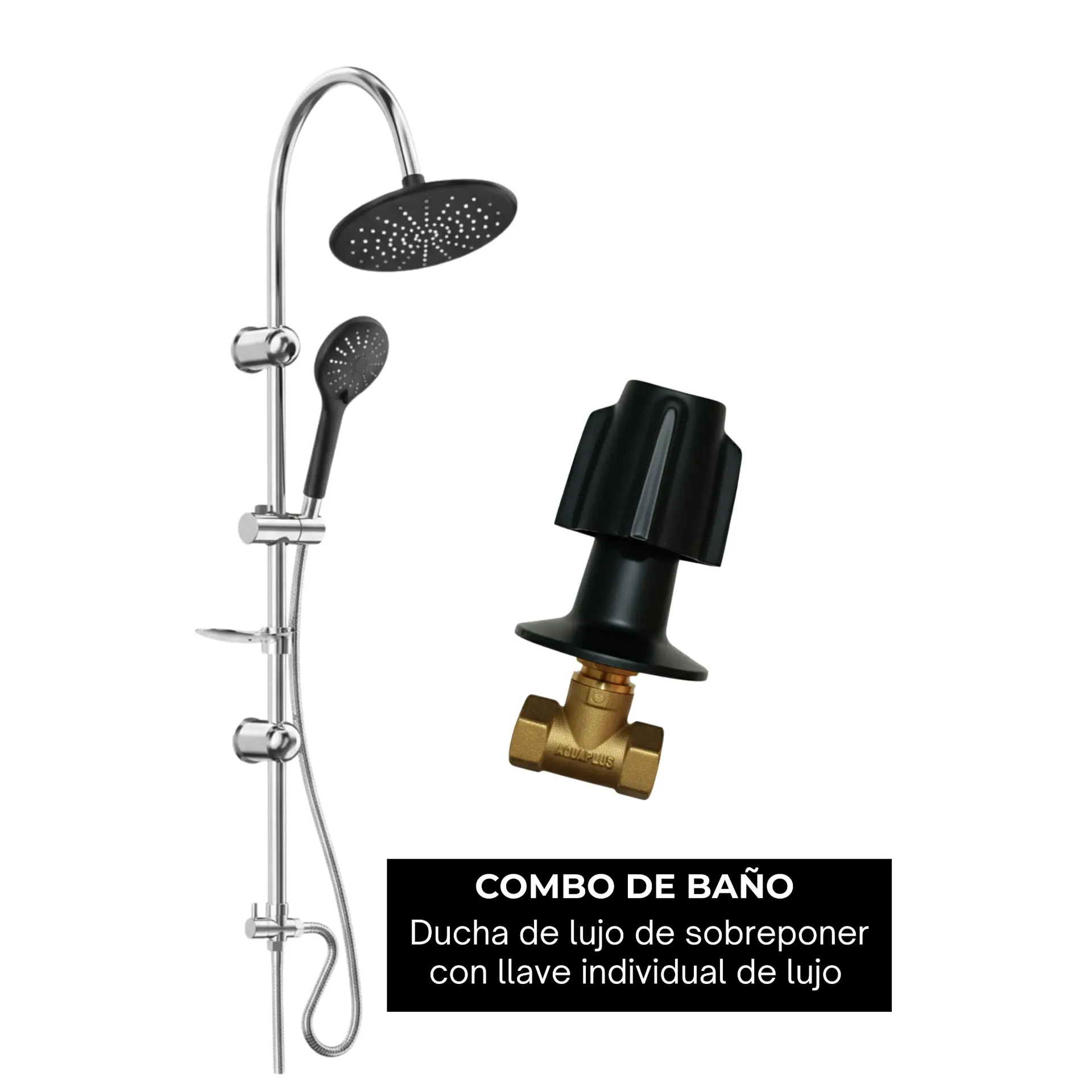 Combo #56 Cromado con llave individual