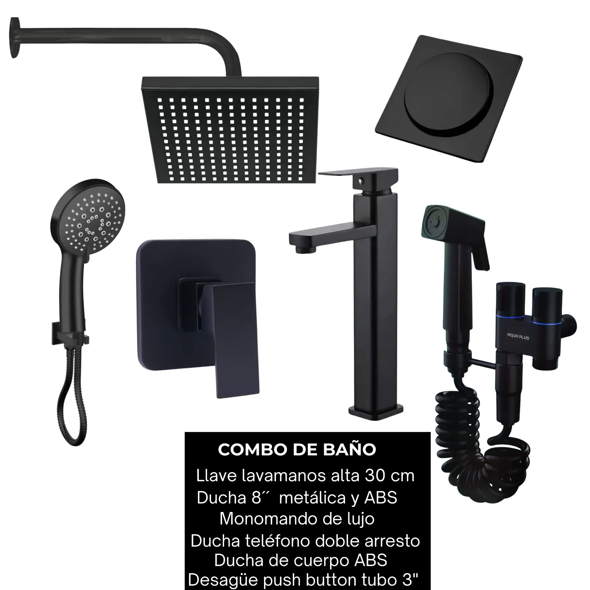 Combo #31 Negro mate