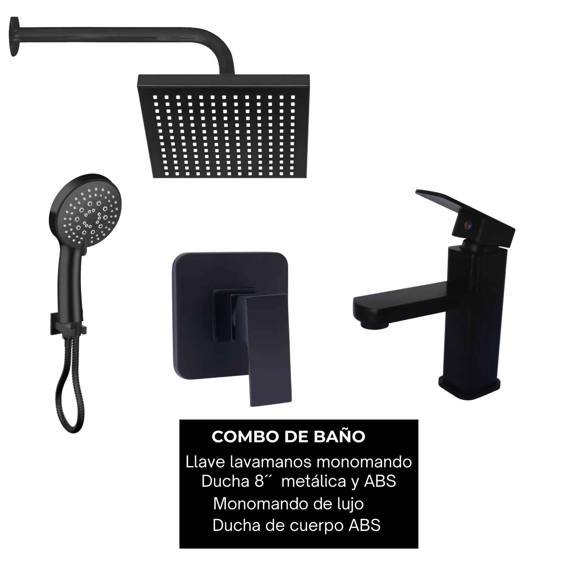 Combo #36 Negro mate