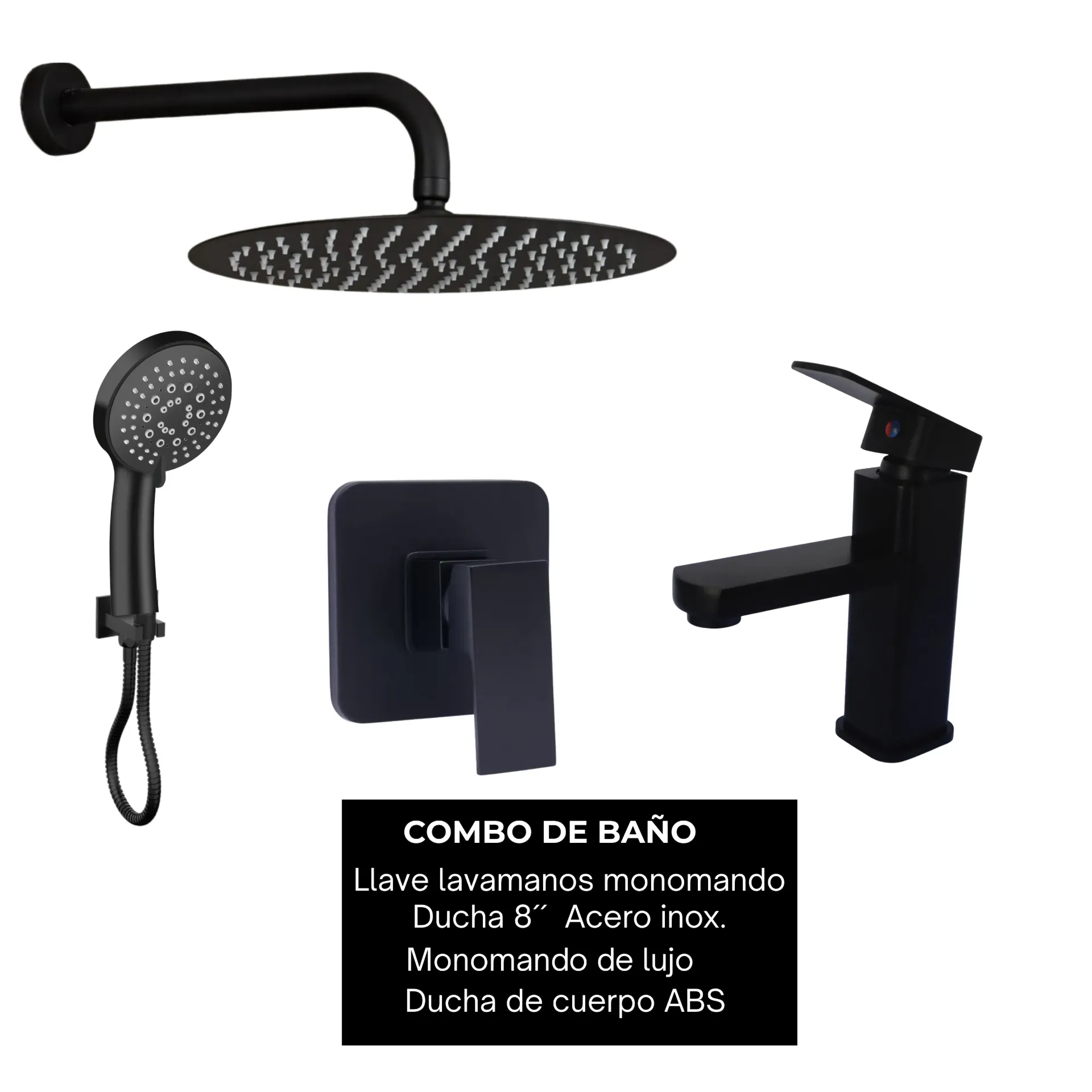 Combo #37 Negro mate