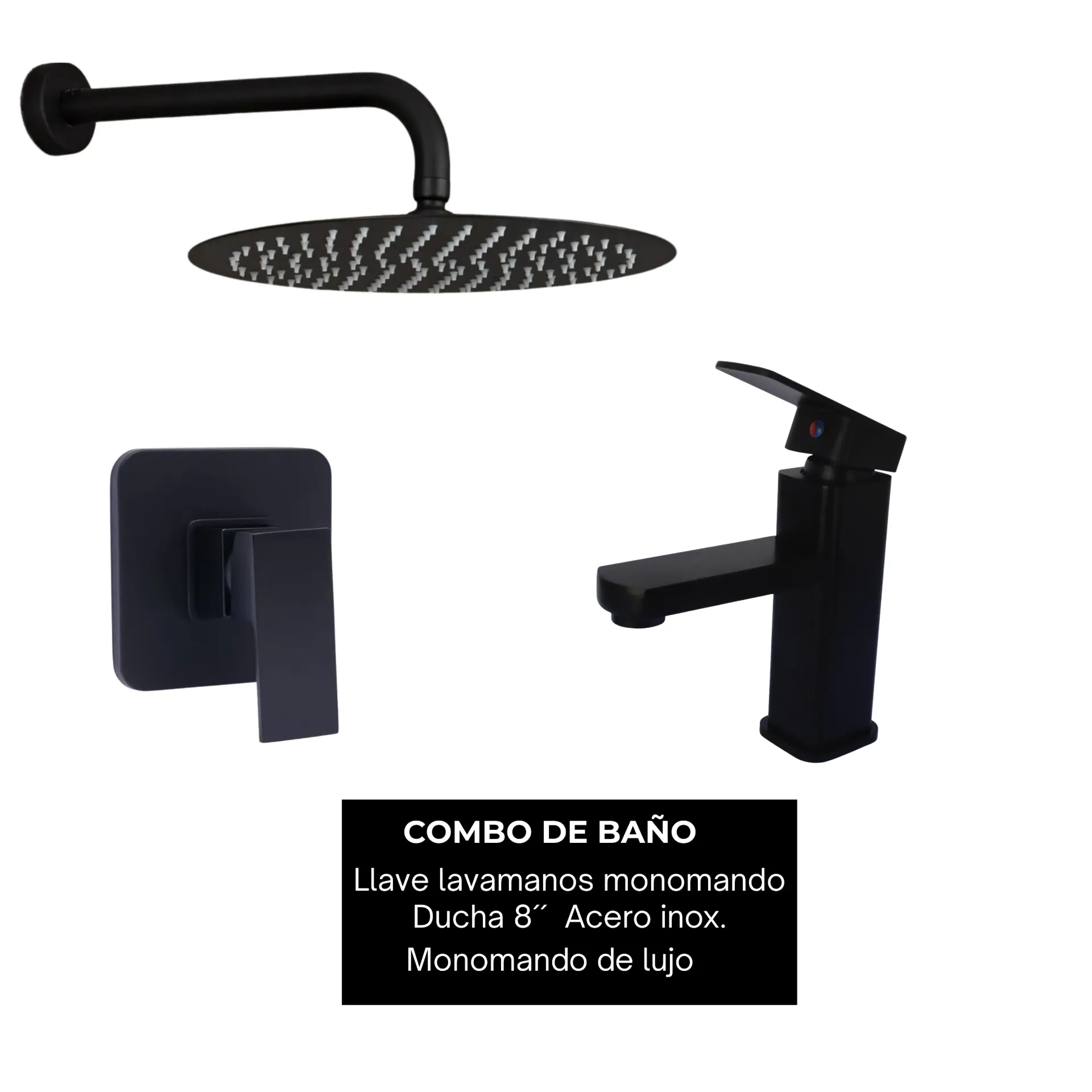 Combo #38 Negro mate