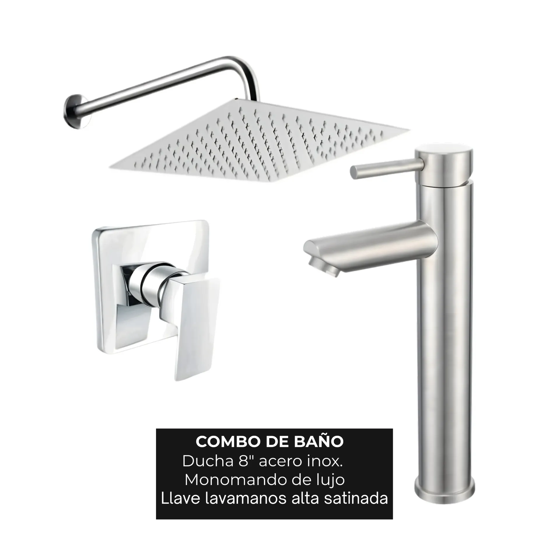 Combo #91 Cromado Satinado