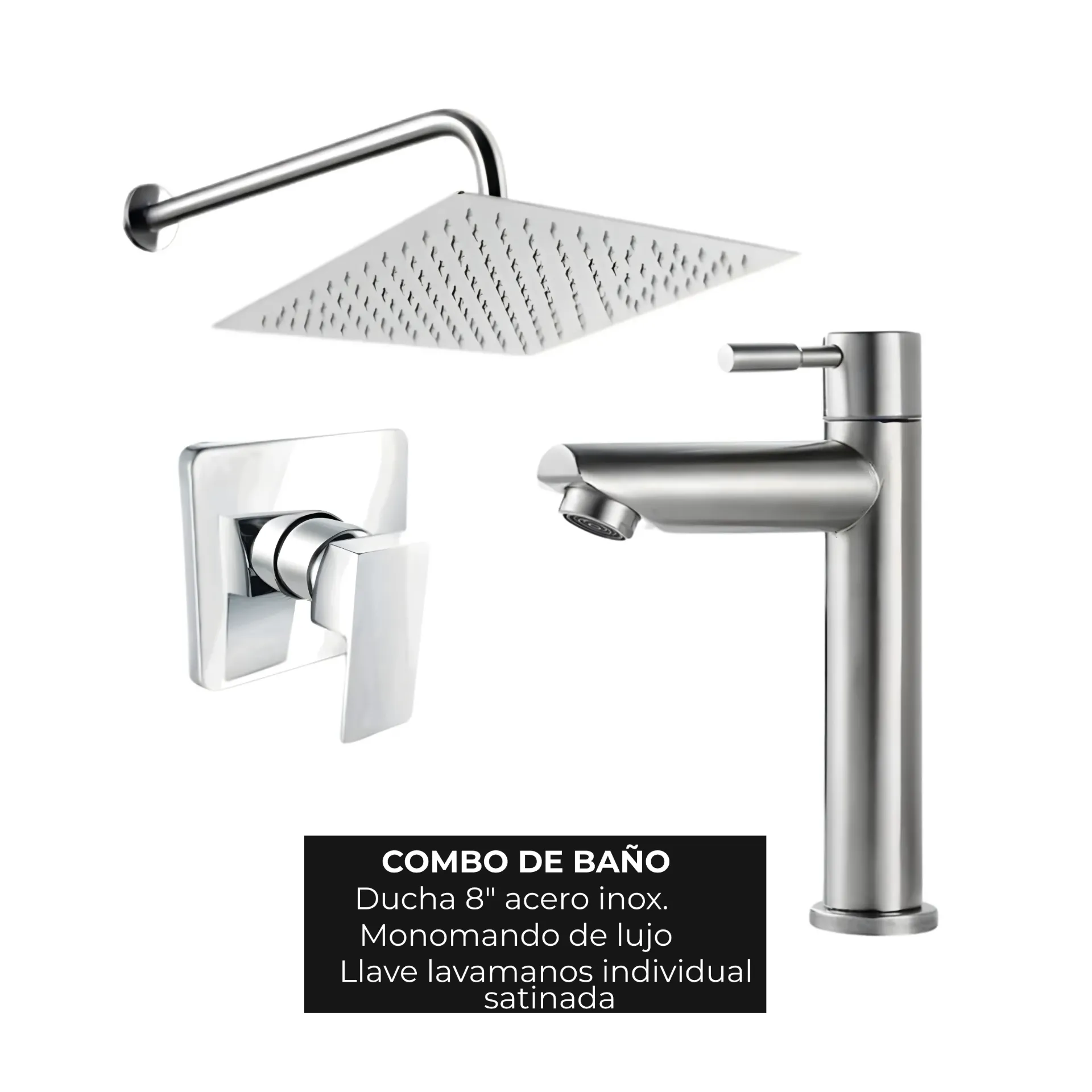 Combo #92 Cromado Satinado