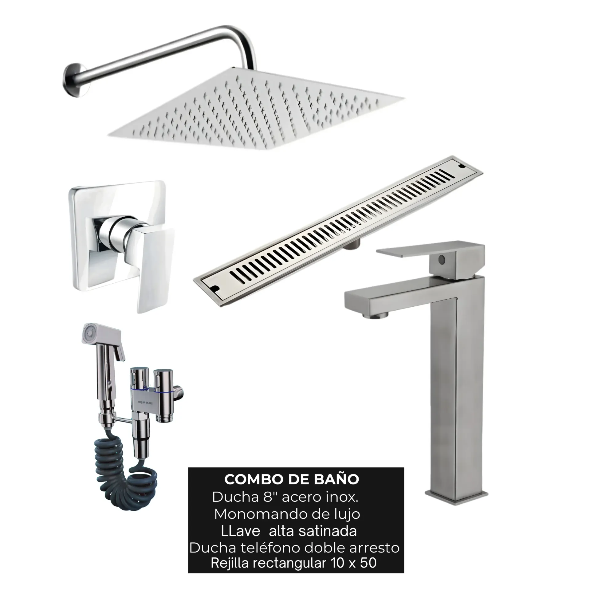 Combo #94 Cromado Satinado