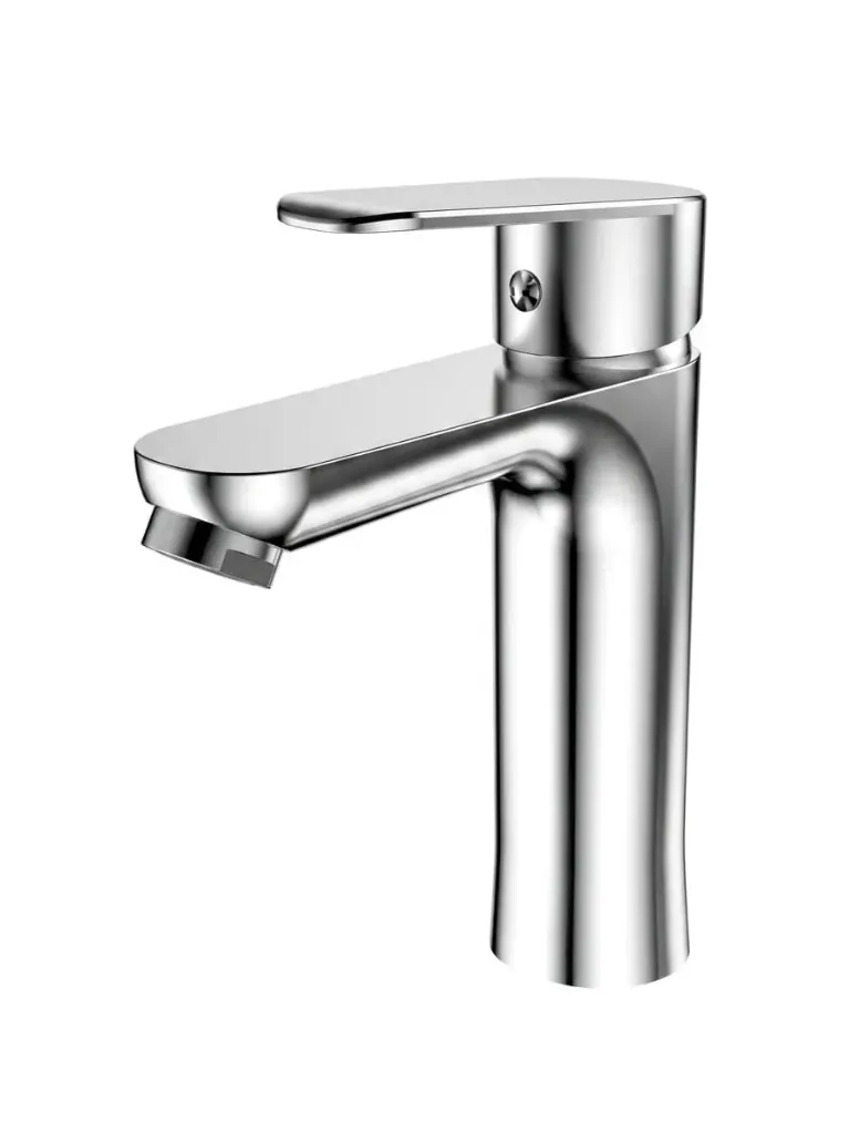 [AQP-22838] Llave de lavamanos de lujo, monomando cromada, Aqua Plus.