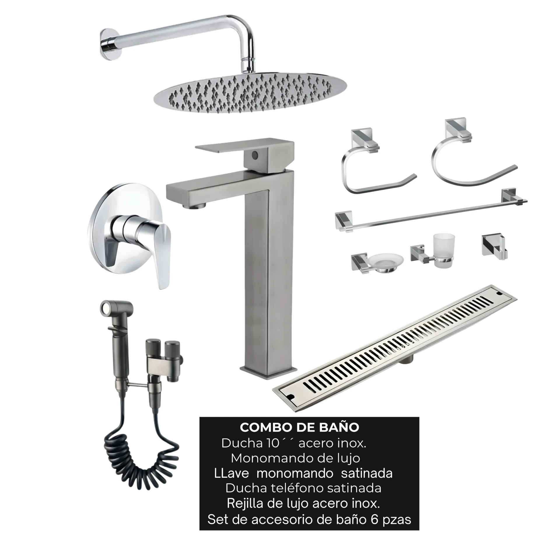 Combo #101 Cromado-Satinado