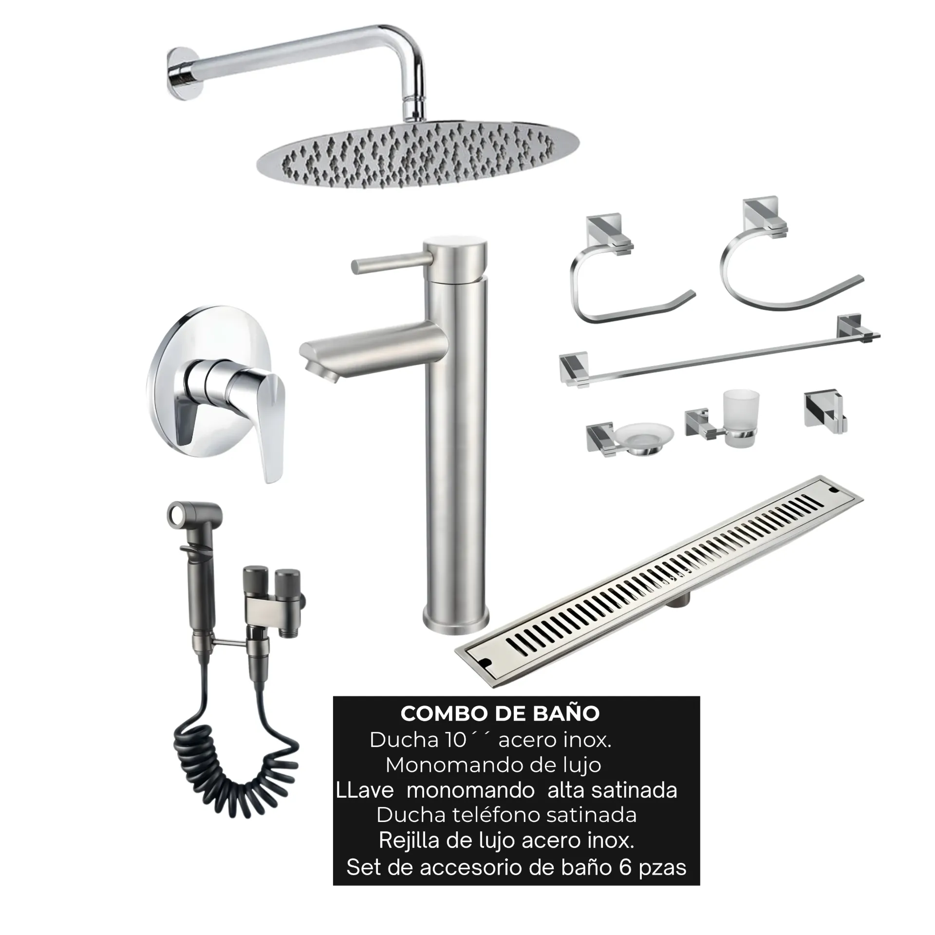 Combo #102 Cromado-Satinado