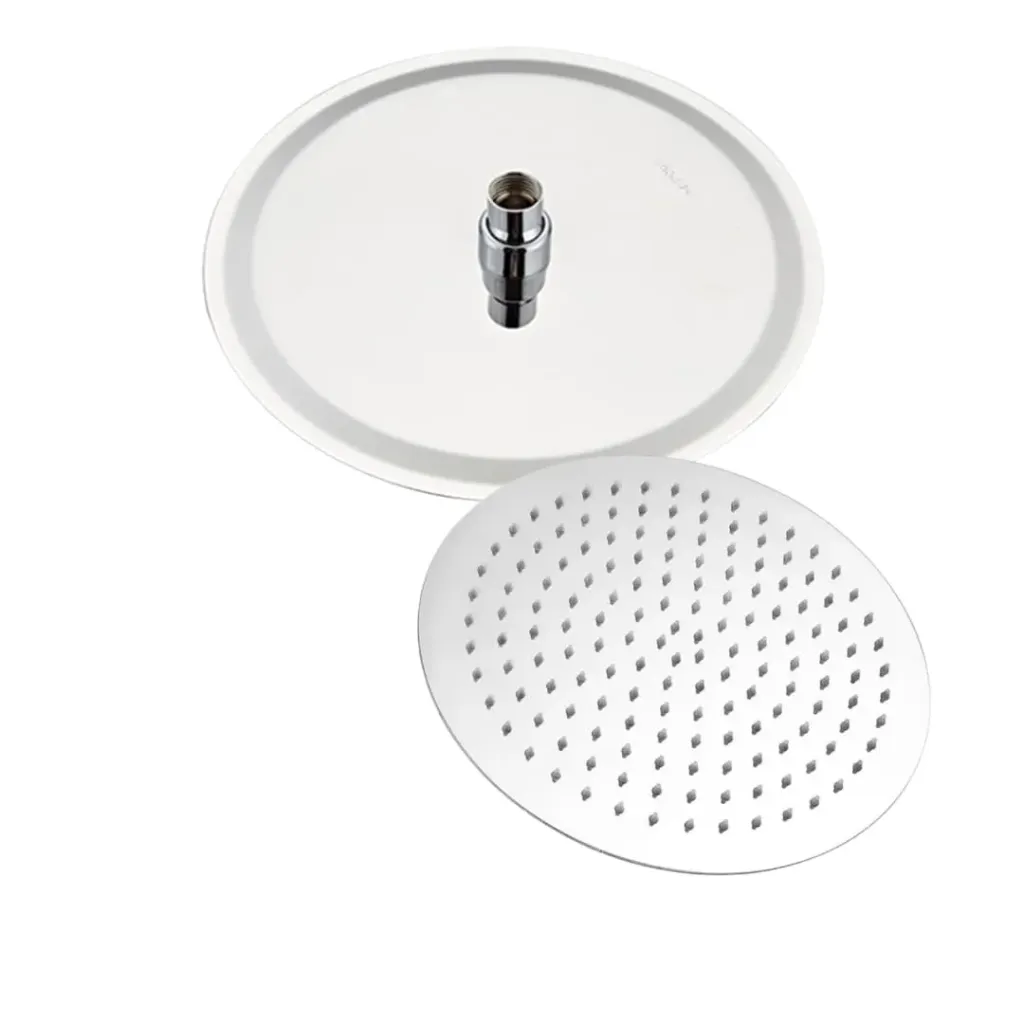 [AQP-21691] Ducha redonda cromada 10'' en acero inox, Aqua Plus.