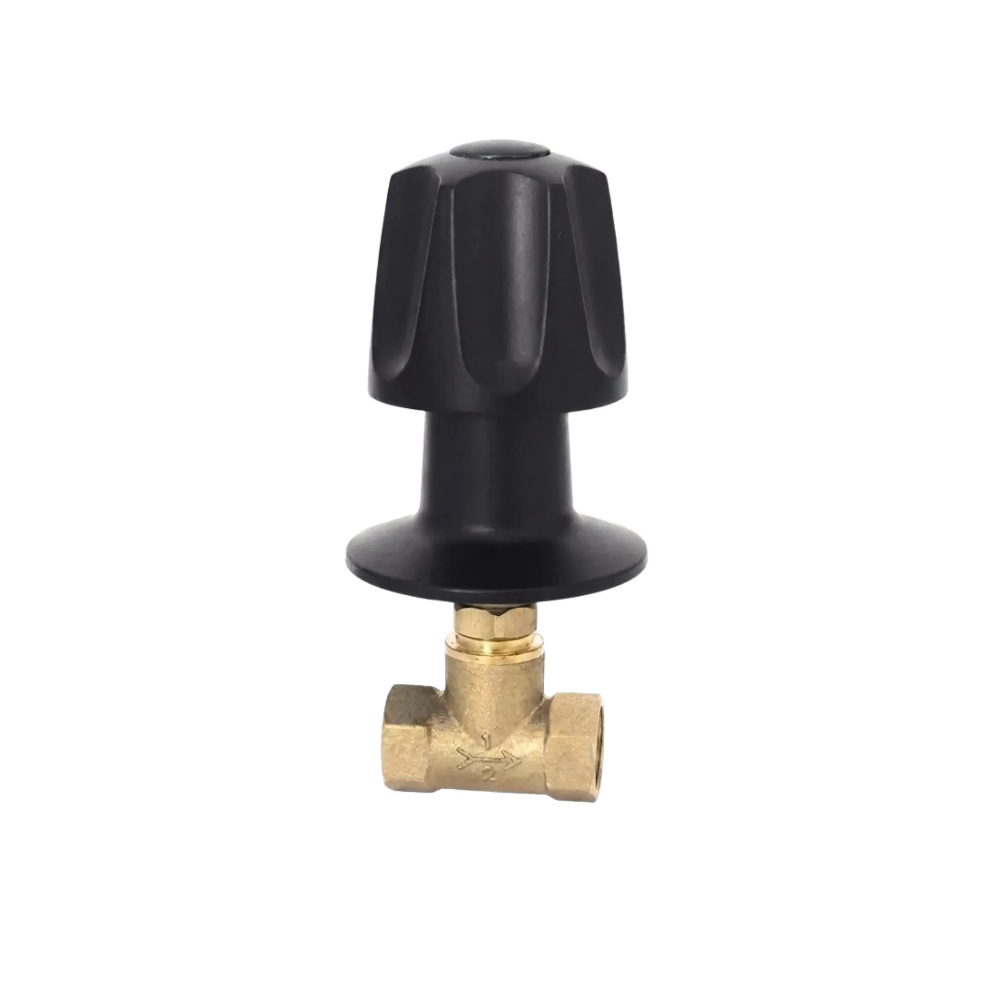 Llave de ducha individual negro mate, Aqua Plus.