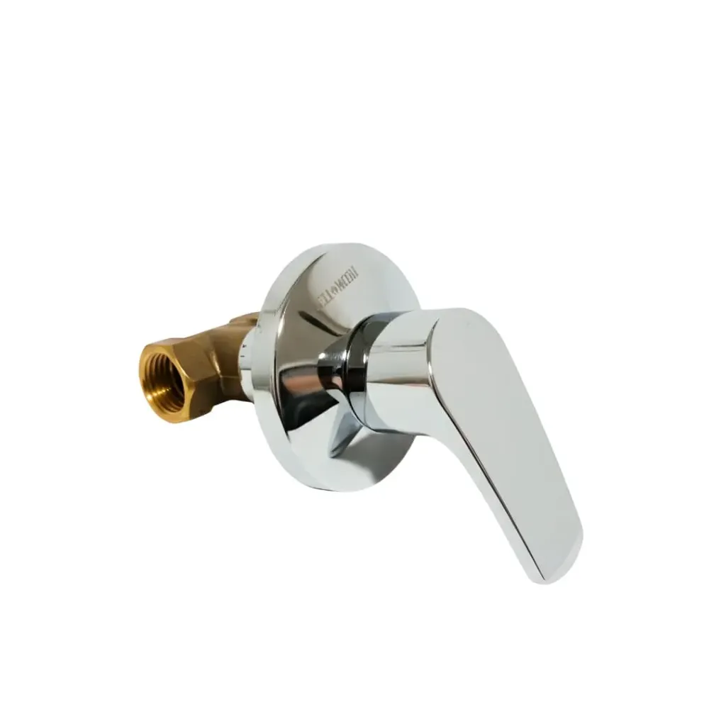 [HTK-DU-10] Llave de ducha individual cromada, Hidrotek.