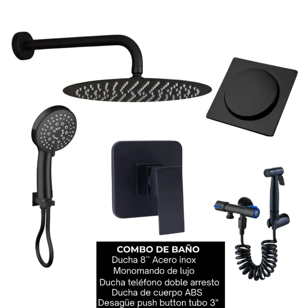 Combo #13 Negro mate